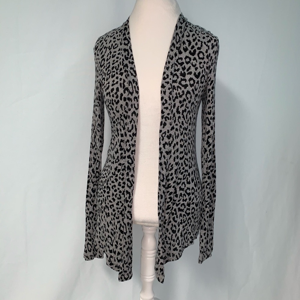 DNA Couture Animal Print Cardigan